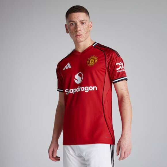 NWT Adidas Manchester United Soccer Red Home Team Jersey UNISEX ~ No Flaws - Picture 1 of 9